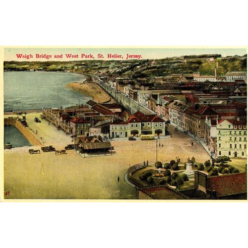 Carte Postale Ancienne, Jersey, St. Helier, Weigh Bridge And West Park