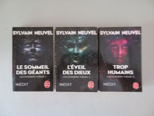 Lot De 3 Livres " S-F / Triller " / Les Dossiers Themis - Tomes 1.2.3. / Sylvain Neuvel / Éditions Livre De Poche