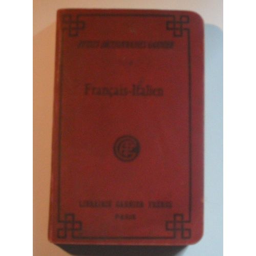 Petit Dictionnaire Francais Italien