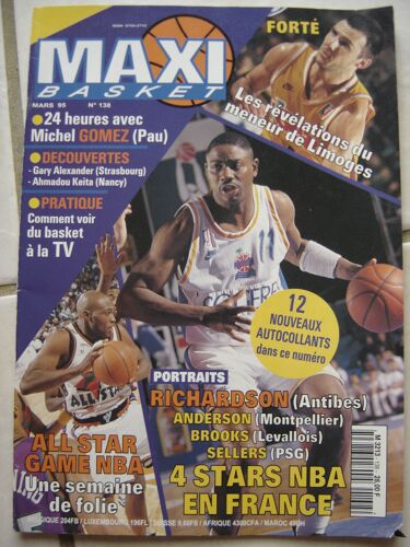 Maxi Basket  N° 138 : Meneur De Mimoges / Richardson / All Star Game ..