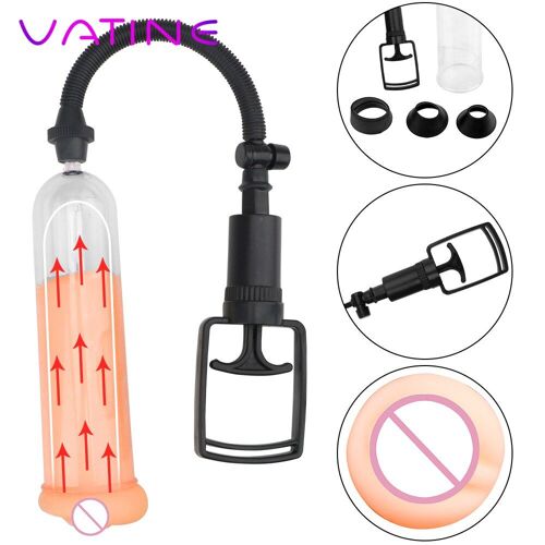 Jouet Sexuel En Érection Vatine Pour Homme, Masturbateur Masculin, Agrandissement Réaliste Du Vagin, Pompe À Vide Puissante