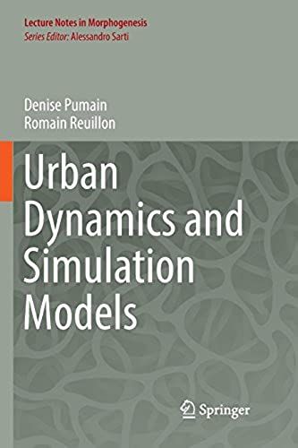 Urban Dynamics And Simulation Models