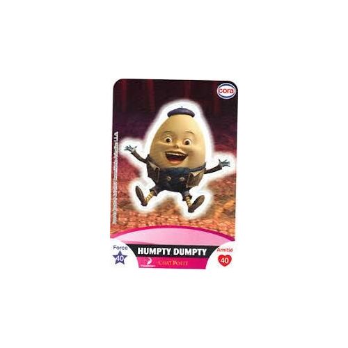 Image Sticker N°98 Humpty Dumpty - Le Chat Potté - Collector Cora - 2010 - 8x5,5 Cm
