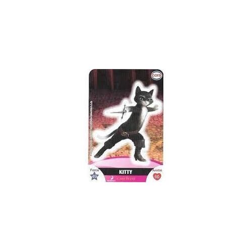 Image Sticker N°97 Kitty - Chat Potté - Collector Cora - 2010 - 8x5,5 Cm