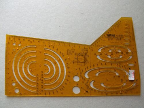 Gabarit Rotring De Dessin Etudes Graphisme