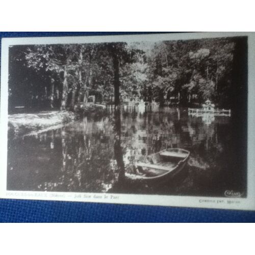 Pougues-Les-Eaux -Joli Site Dans Le Parc Combier Impr. Macon. Carte Écrite Le 6-2-40