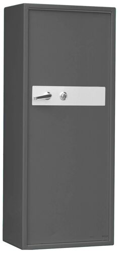 ELEM TECHNIC Armoire - Coffre fort pour arme 12 fusils a clé 50x40,5x145 cm