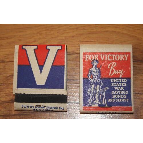 Paquet Plein D'allumettes Americaine De Marque Victory Ww2