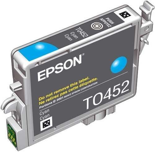 EPSON T0452 - CARTOUCHE D'ENCRE D'ORIGINE - CYAN