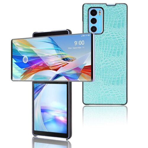 Classique Élégant Étui Pour Lg Wing 5g Housse De Protection Anti Éraflure Mode Classique D'alligator Compatibilité - Vert