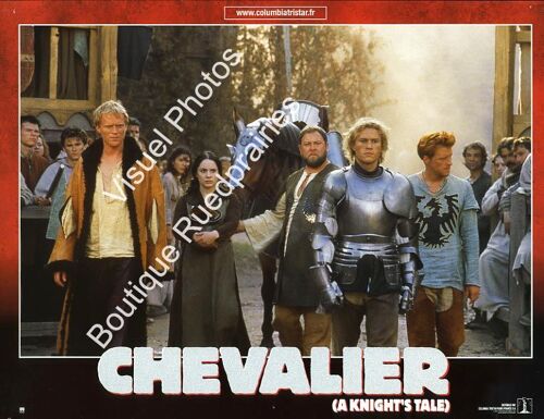Chevalier (A Knight's Tale) - Jeu De Photos D'exploitation Cinématographique - Format 21x27,5 Cm -De Brian Helgeland Avec Heath Ledger, Mark Addy, Rufus Sewell,Paul Bettany, Bérénice Bejo -Année 2001