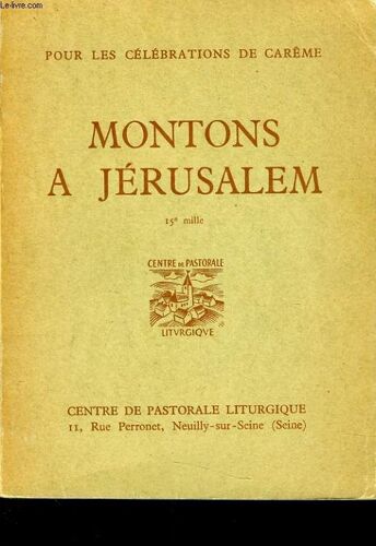 Montons A Jerusalem