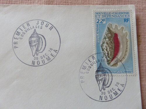 Enveloppe 1er Jour "Coquillages : Strombus Sinuatus Humphrey" Poste Aérienne- 30/12/1970