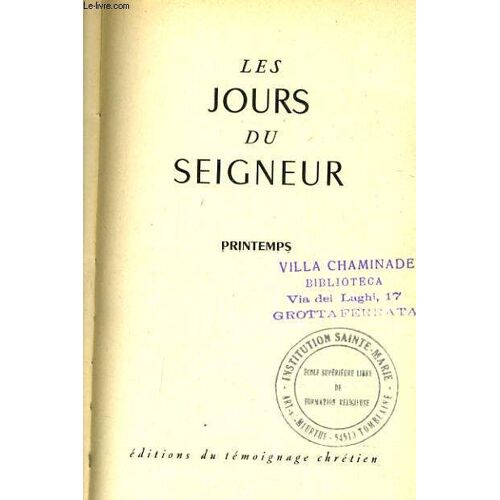Les Jours Du Seigneur Printemps