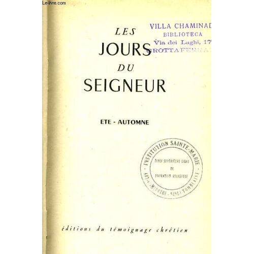 Les Jours Du Seigneur Été/Automne