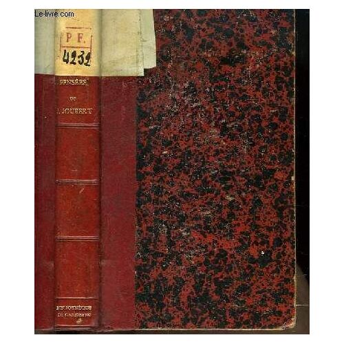 Pensées De J. Joubert. Edition Complète.