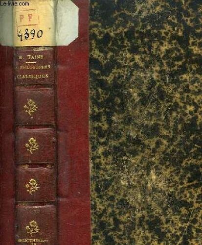 Les Philosophes Classiques Du Xixe Siècle En France.