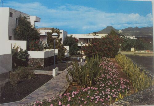 Espagne.. Costa Del Silencio (Tenerife) Aménagement Ten-Bel, Au Verso 2 Timbres 7ptas Franco Et 1pta Espana