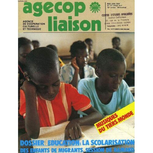 Agecop Liaison, N° 77, Mai-Juin 1984