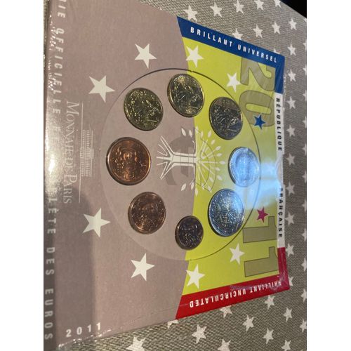 Bu France 2011 Les 8 Pièces De 1 Ct A 2€ Sous Film Scellé