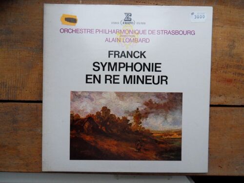 Symphonie En Ré Mineur / Orchestre Philharmonique De Strasbourg, Alain Lombard