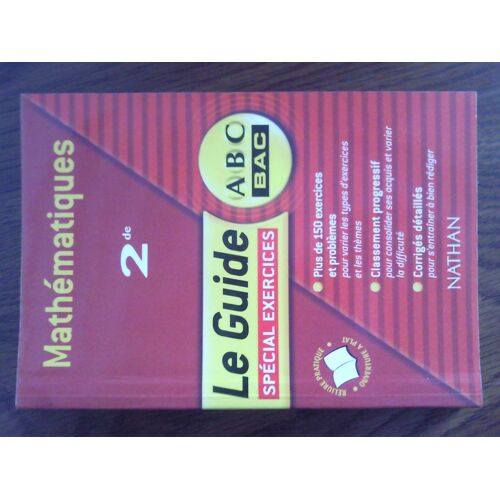 Mathématique Seconde Le Guide Spécial Exercices