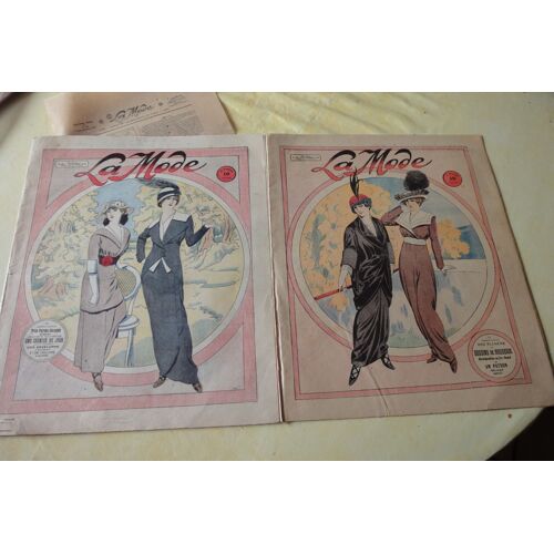 2 Revues "La Mode" 1913