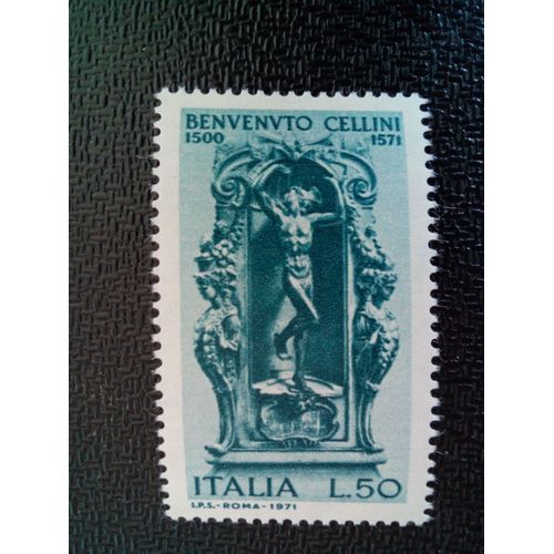 Timbre Italie Yt 1068 Bienvenue Cellini 1971 ( 030904 )