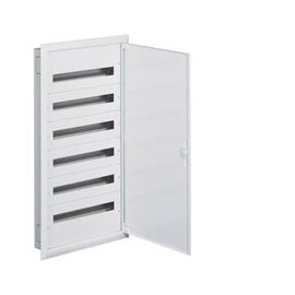 HAGER FW624FT | Tableau électrique encastré FW2 à 6 rangées 24 modules