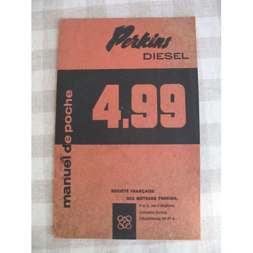 Perkins Diesel 4.99 - Manuel De Poche
