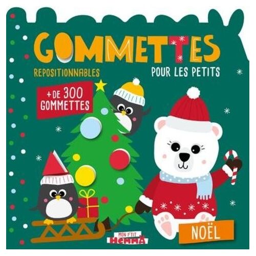 Noël - Gommettes Repositionnables Pour Les Petits - Avec + De 300 Gommettes