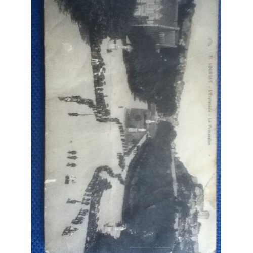 71. Lourdes - L'esplanade-La Procession - Carte Ancienne (1900) Ecrite En 1904