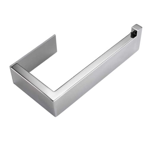 Porte-Rouleau De Toilette Inox Auto-Adhésif Dans Salle De Bain Porte-Papier De Soie Finition Noire Installation Facile