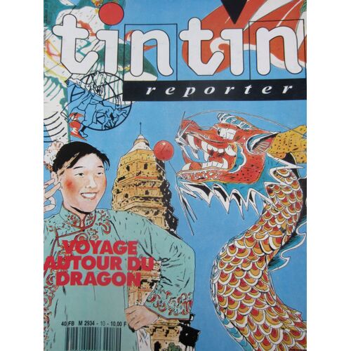 Tintin 10 Voyage Autour Du Dragon.