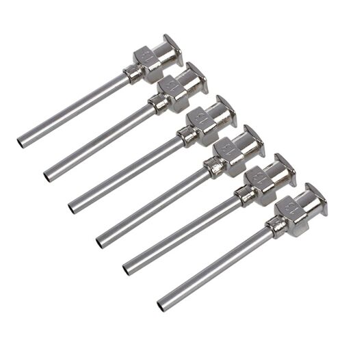 Pointe D'aiguille De Distribution De Liquide Industrielle En Acier Inoxydable Luer Lock Calibre 13 1.81mm Id X 2.26mm Od Longueur 1