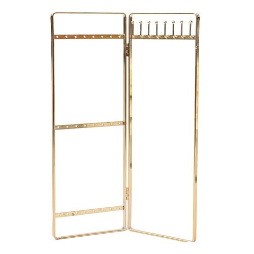 Double Panneau Présentoir À Bijoux Suspendus Boucles D'oreilles Support Organisateur De Bijoux