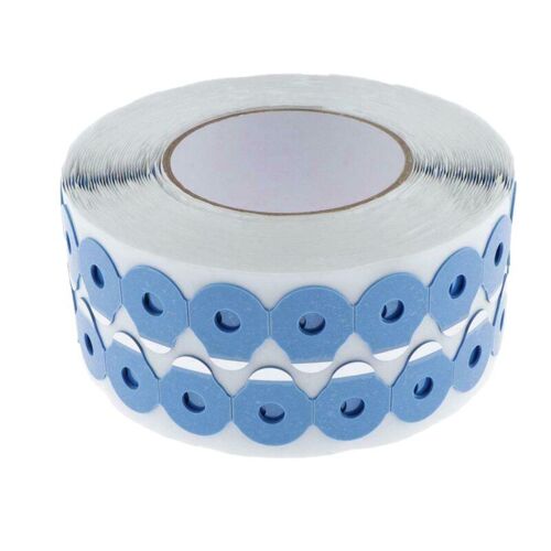 1000 Pièces Lentille Optique Bordure Anti-Dérapant Bloc Autocollant Double Face Bleu 30x24mm