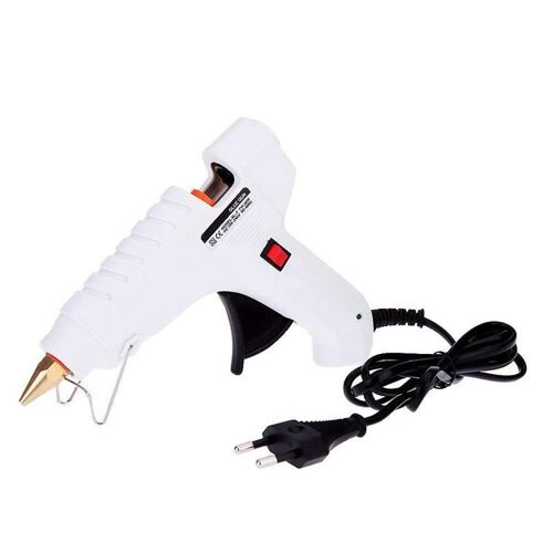 Eu Plug 60w Professionnel Pistolet À Colle Chauffage Avec Interrupteur + 20 Pièces Bâton De Colle