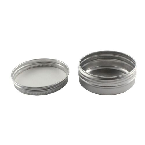 Boîte D'échantillons En Aluminium 60ml Avec Fil Bouteilles De Voyage Pot De Crème Vide Avec Couvercle Pour Pommade De Maquillage 24 Pièces 
