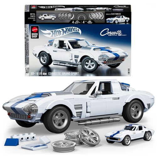 Mattel Brick Shop Hot Wheels Corvette Grand Sport