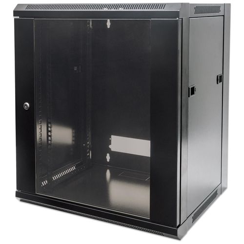 Intellinet 711777 étagère 9U Rack monté sur le mur Noir