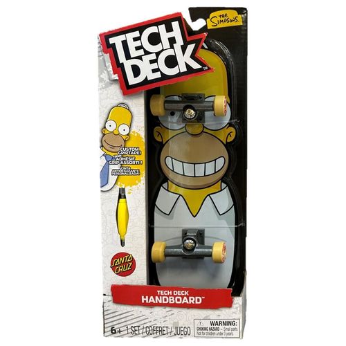 Tech Deck Pack 1 Handboard The Simpsons X Santa Cruz Teck Deck