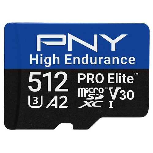 PNY PRO Elite 512 Go MicroSDXC UHS-I Classe 10