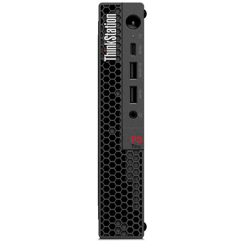 Lenovo ThinkStation P3 Tiny Intel Core i7 i7-14700 16 Go DDR5-SDRAM 512 Go SSD NVIDIA T400 Windows 11 Pro Mini PC Station de travail Noir