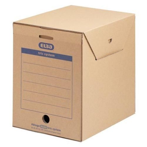 Elba 100421092 Boîte À Archives Carton Châtain Clair