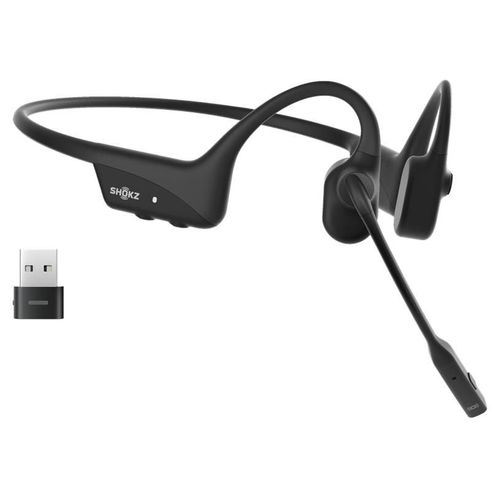 SHOKZ C120-AC-BK casque Sans fil Crochets auriculaires Bureau/Centre d'appels USB Type-C Bluetooth Noir