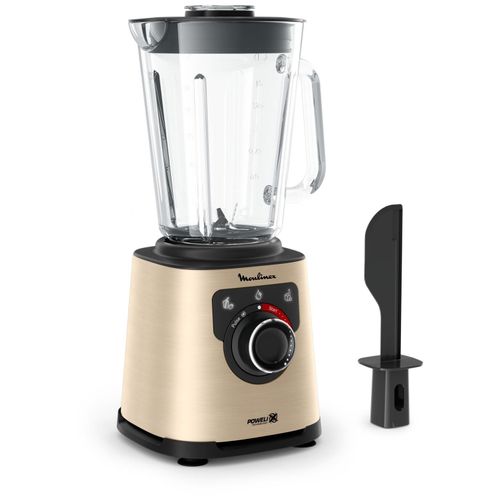 Moulinex PerfectMix+ LM871A10 blender 1,5 L Mélangeur de table 1200 W Beige, Noir, Transparent