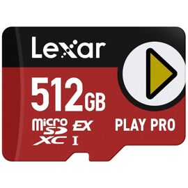 Lexar PLAY PRO microSDXC 512 Go UHS-I Classe 3