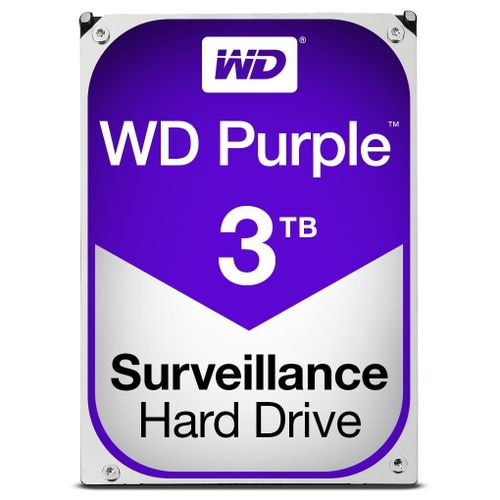 Western Digital Purple disque dur 3 To 5400 tr/min 64 Mo 3.5" Série ATA III