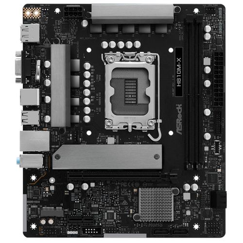 Asrock H810M-X Intel H810 LGA 1851 (Socket V1) micro ATX